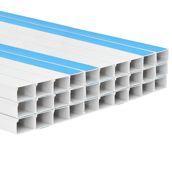Johtokanava itsekiinnittyvä 50x25 mm 30 m PVC