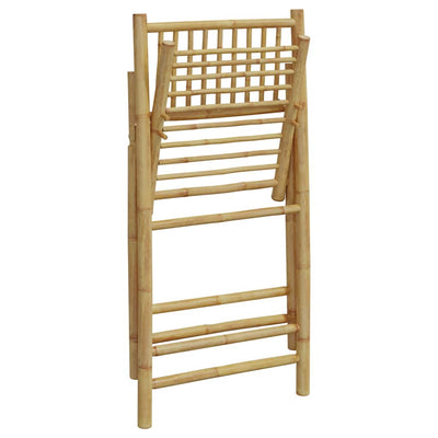 Tummanharmaat taitettavat bistrotuolit Sorinica 4 kpl (tyynyt bambu)