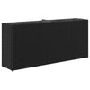 Ulkokukkalaatikot 2 ruukkua 2kpl musta 90x20x40 cm polyrottinki