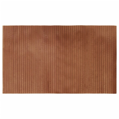 Matto suorakaide ruskea 60x100 cm bambu