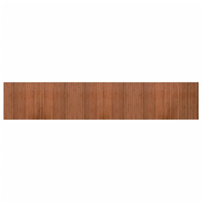 Matto suorakaide ruskea 60x300 cm bambu