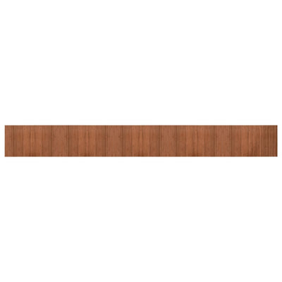 Matto suorakaide ruskea 60x500 cm bambu