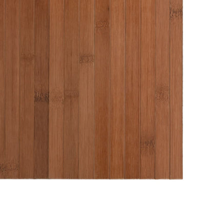 Matto suorakaide ruskea 60x500 cm bambu