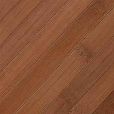 Matto suorakaide ruskea 60x500 cm bambu
