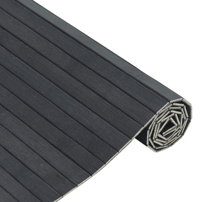 matto suorakaide harmaa 60x500 cm bambu