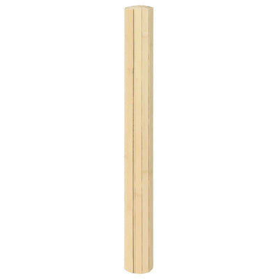 Matto suorakaide vaalea luonnollinen 70x100 cm bambu