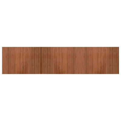 Matto suorakaide ruskea 70x300 cm bambu
