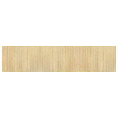 Matto suorakaide vaalea luonnollinen 70x300 cm bambu