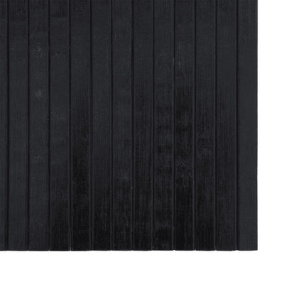 Matto suorakaide musta 70x400 cm bambu