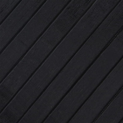 Matto suorakaide musta 70x400 cm bambu