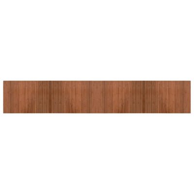 Matto suorakaide ruskea 70x400 cm bambu