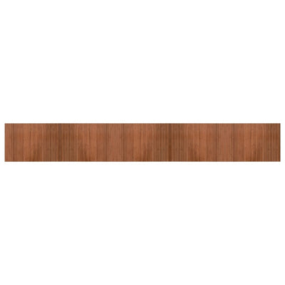 Matto suorakaide ruskea 70x500 cm bambu