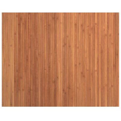 Matto suorakaide ruskea 80x100 cm bambu