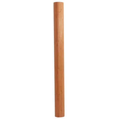 Matto suorakaide ruskea 80x100 cm bambu
