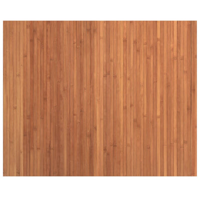 Matto suorakaide ruskea 80x100 cm bambu
