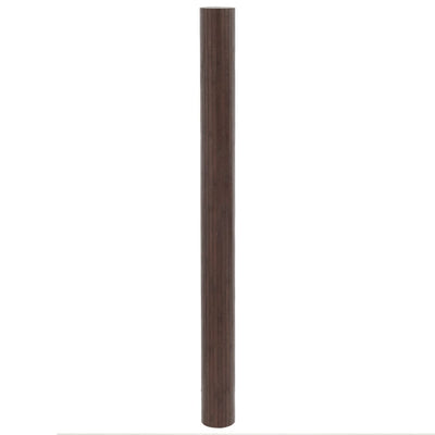 Matto suorakaide tummanruskea 80x400 cm bambu