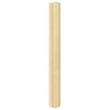 Matto suorakaide vaalea luonnollinen 100x100 cm bambu