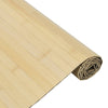 Matto suorakaide vaalea luonnollinen 100x100 cm bambu