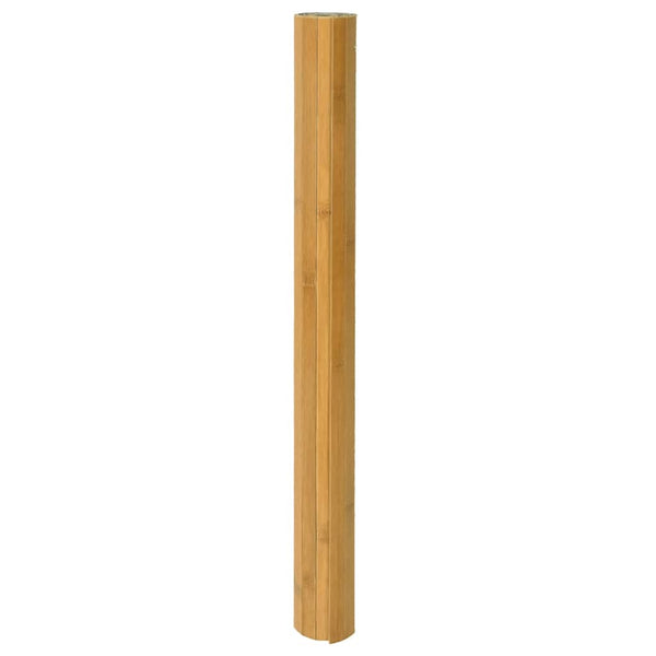 Matto suorakaide luonnollinen 100x200 cm bambu
