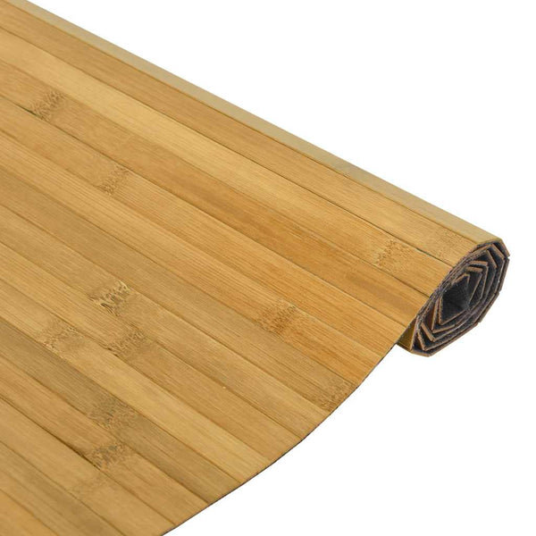 Matto suorakaide luonnollinen 100x200 cm bambu