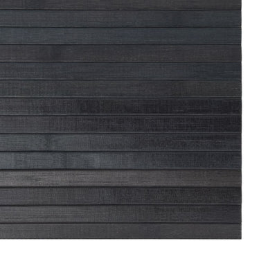 Matto suorakaide harmaa 100x200 cm bambu