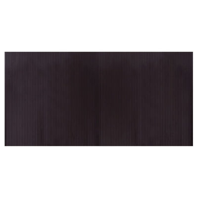 Matto suorakaide tummanruskea 100x200 cm bambu