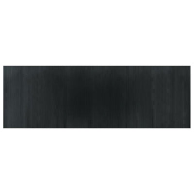 Matto suorakaide harmaa 100x300 cm bambu