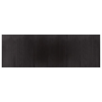 Matto suorakaide tummanruskea 100x300 cm bambu