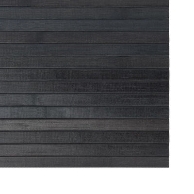 Matto suorakaide harmaa 100x400 cm bambu