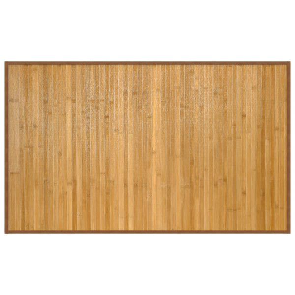 Matto suorakaide luonnollinen 60x100 cm bambu