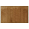 Matto suorakaide ruskea 60x100 cm bambu