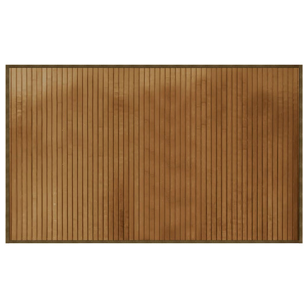 Matto suorakaide ruskea 60x100 cm bambu