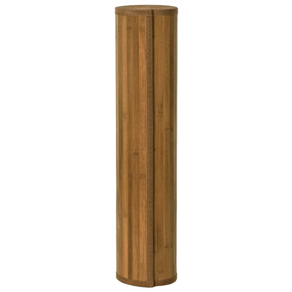 Matto suorakaide ruskea 60x100 cm bambu