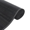 Matto suorakaiteen muotoinen harmaa 60x100 cm bambu