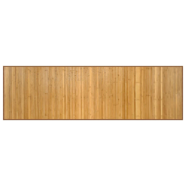 Matto suorakaide luonnollinen 60x200 cm bambu