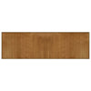 Matto suorakaide ruskea 60x200 cm bambu