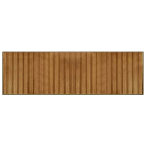 Matto suorakaide ruskea 60x200 cm bambu