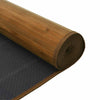 Matto suorakaide ruskea 60x200 cm bambu