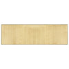 Matto suorakaide vaalea luonnollinen 60x200 cm bambu