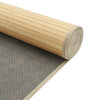 Matto suorakaide vaalea luonnollinen 60x200 cm bambu