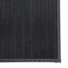 Matto suorakaide harmaa 60x200 cm bambu