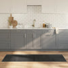 Matto suorakaide harmaa 60x200 cm bambu