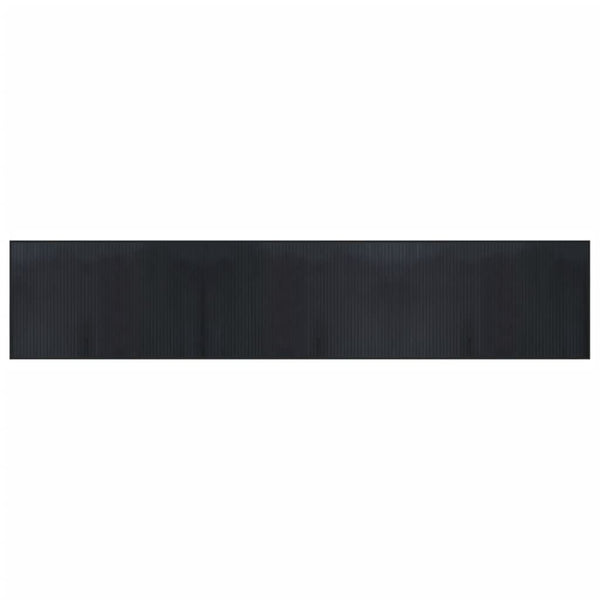 Matto suorakaiteen muotoinen musta 60x300 cm bambu