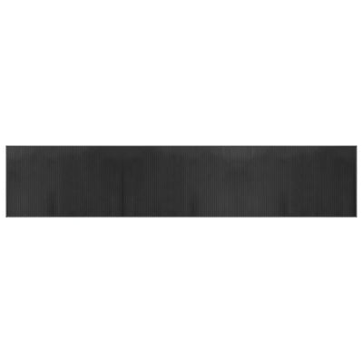 Matto suorakaide harmaa 60x300 cm bambu
