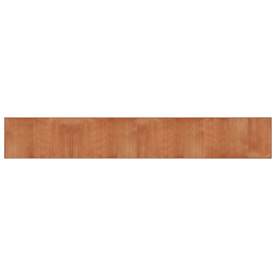 Matto suorakaide ruskea 60x400 cm bambu