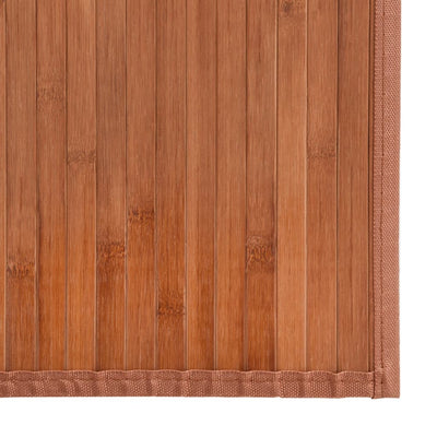 Matto suorakaide ruskea 60x400 cm bambu