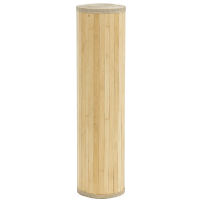 Matto suorakaide vaalea luonnollinen 60x400 cm bambu
