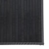 Matto suorakaiteen muotoinen harmaa 70x100 cm bambu