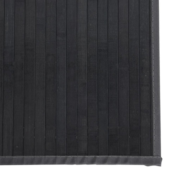 Matto suorakaiteen muotoinen harmaa 70x100 cm bambu