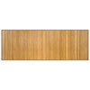 matto suorakaide luonnollinen 70x200 cm bambu